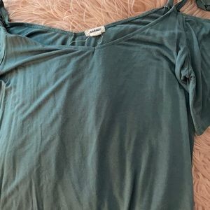 Garage off the shoulder shirt